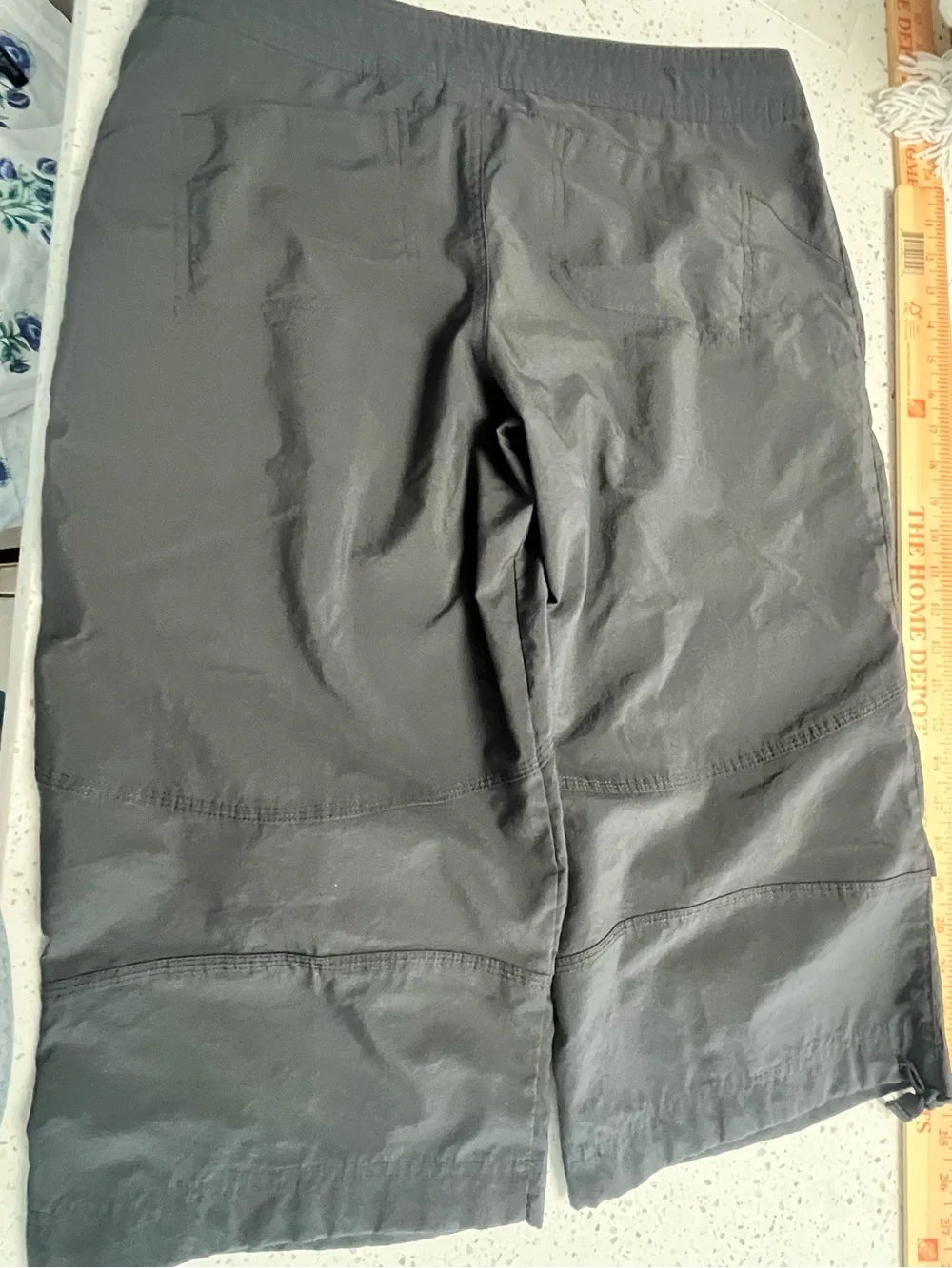 Nike‎ Black Casual Athletic Drawstring Knee-Length Shorts